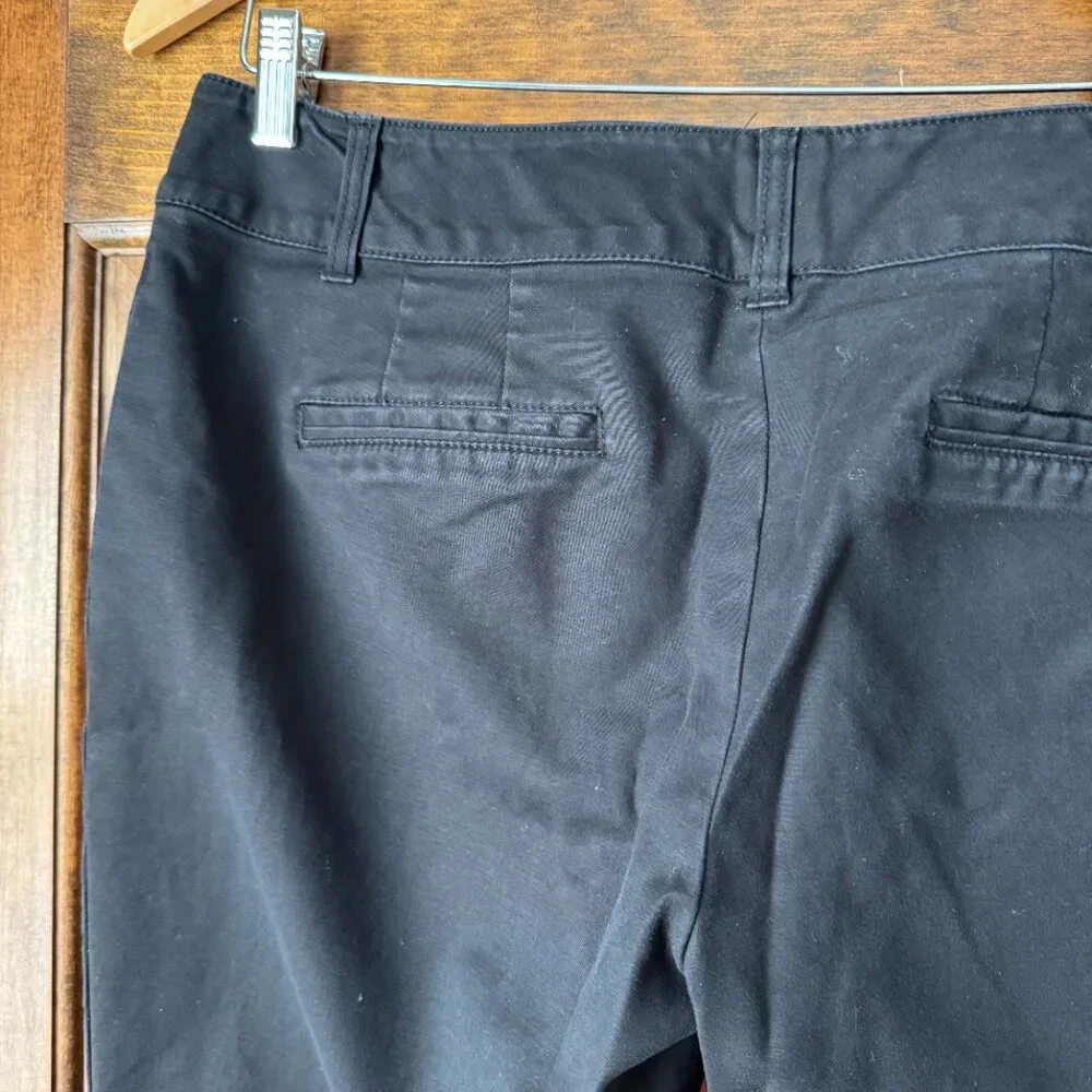 #2 White House Black Market Black Straight Leg Pants Size 12R